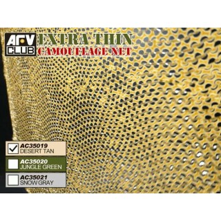 EXTRA THIN CAMOUFLAGE NET DESERT TAN -AC35019