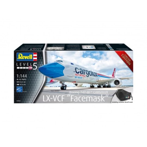 Boeing 747-8F CARGOLUX LX-VCF Facemask -03836