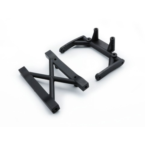 SCA-1E Front & Rear Shocks & Chassis Brace -15848