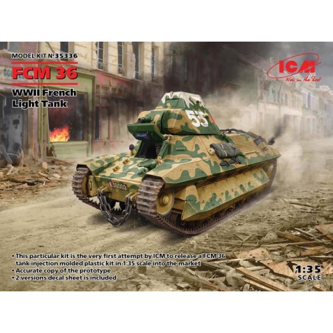 FCM 36 WW2 FRENCH TANK. -35336