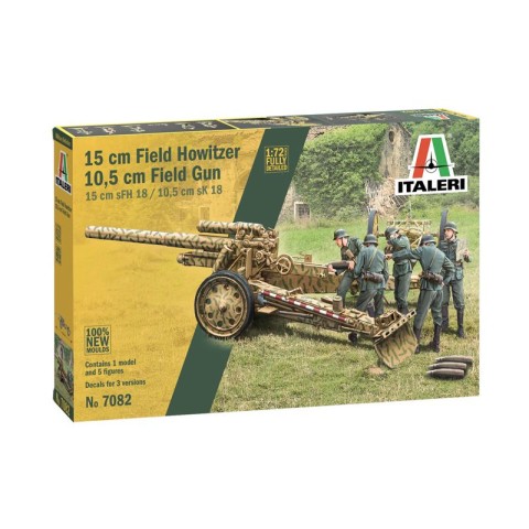 1/72 15 cm Field Howitzer / 10 5 cm Field Gun -7082