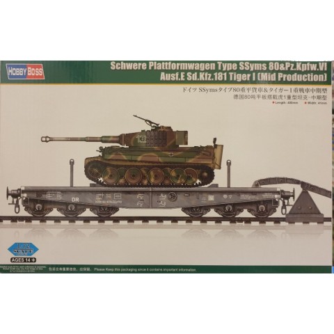 Schwere Plattformwagen Type SSyms 80  Pz.Kpfw  VI Ausf E Mid -82934
