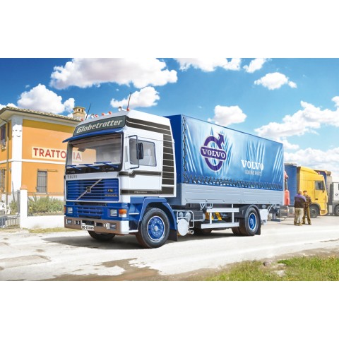 VOLVO F16 Globetrotter Canvas Truck with elevator -3945