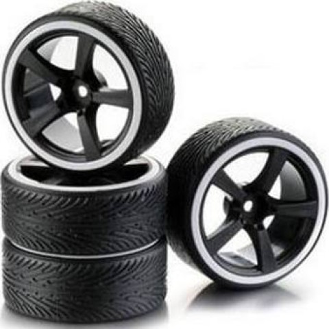 Drift Banden & Velgen Wit 2 paar -2510047