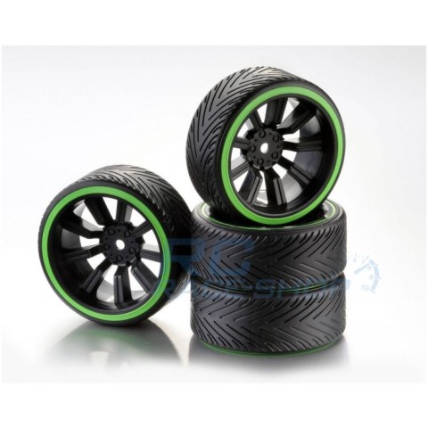 Drift Banden & Velgen Groen 2 paar -2510049