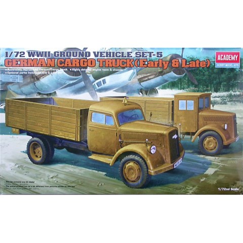German Cargo Truck (Early & Late)  WWII Ground Vehicle Set 5 -13404