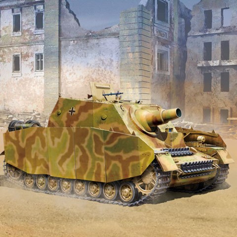 German Strumpanzer IV Brummbär Ver.Mid -13525
