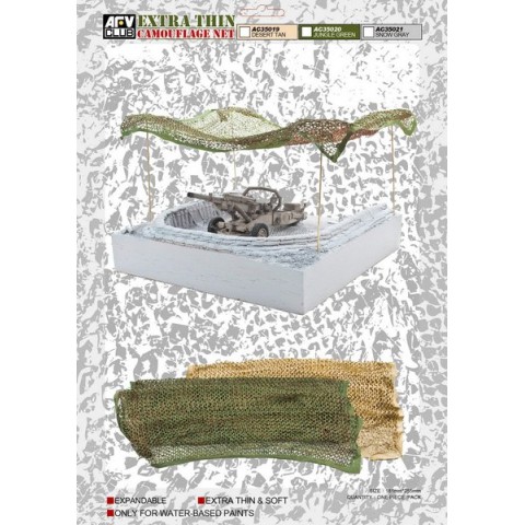 Camouflage Net-Snow Gray -AC35021