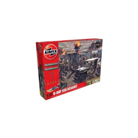 D-Day Sea Assault Set & Verf  & Lijm & Penseeltje -AF50156A