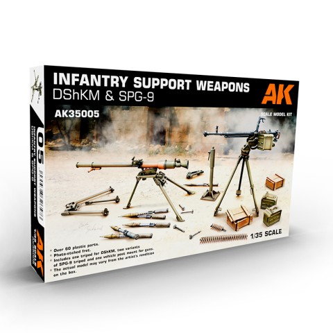 INFANTRY SUPPORT WEAPONS DSHKM & SPG-9 -AK35005