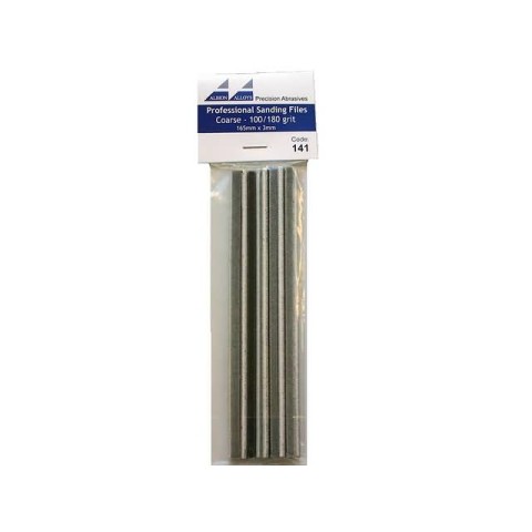 Professional Sanding files Coarse 100/180 grit (165mm x 3mm) 10 stuks -241
