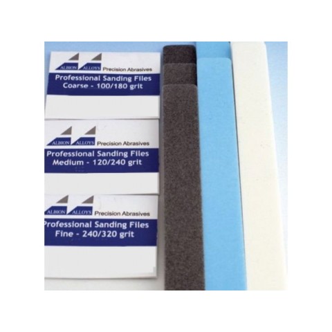 Professional Sanding files Coarse Assorti grit (165mm x 6mm) 3 stuks -541