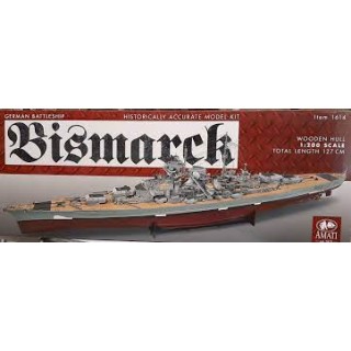German Battleship Bismarck Schaal 1/200 -1614