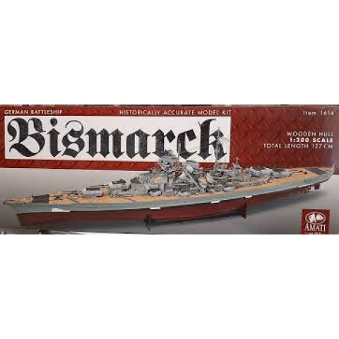 German Battleship Bismarck Schaal 1/200 -1614