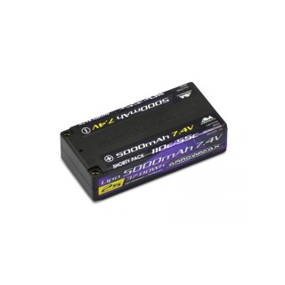 Lipo Race Accu 5000 Mah 2S 7,4 Volt Shorty 110c/55c
