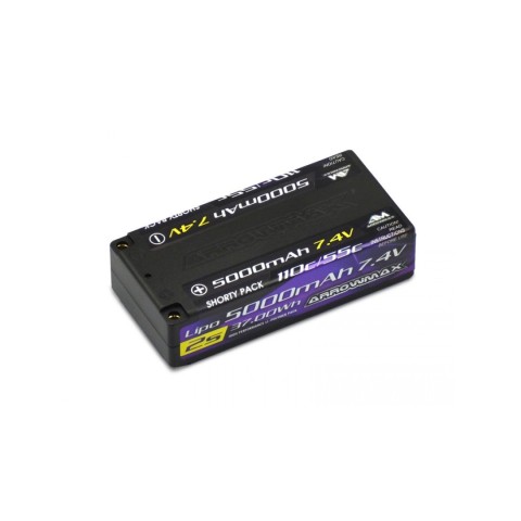 Lipo Race Accu 5000 Mah 2S 7,4 Volt Shorty 110c/55c