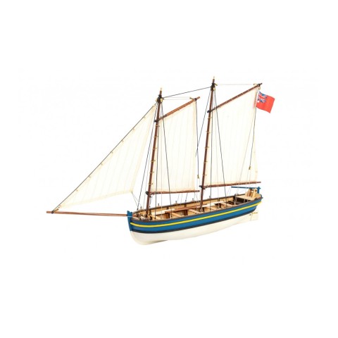HMS Endeavour Captain's Longboat Houtbouw Schip Schaal 1/50 -19005