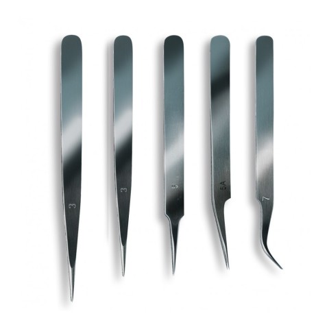 Pincet 5 delige set  -27068