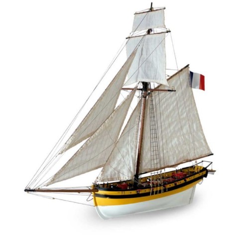 Le Renard houten scheepsmodel 1:50 -22401