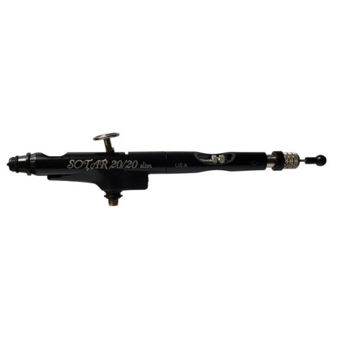 Sotar Slim 20/20 Airbrush Set Dual Action & 3 Naalden en nozzles