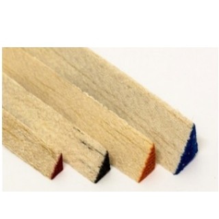 Balsa Driehoeks Latje 6x6 mm