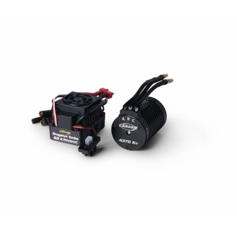 Brushless Motor Set Dragster Turbo 4370 KV -906301