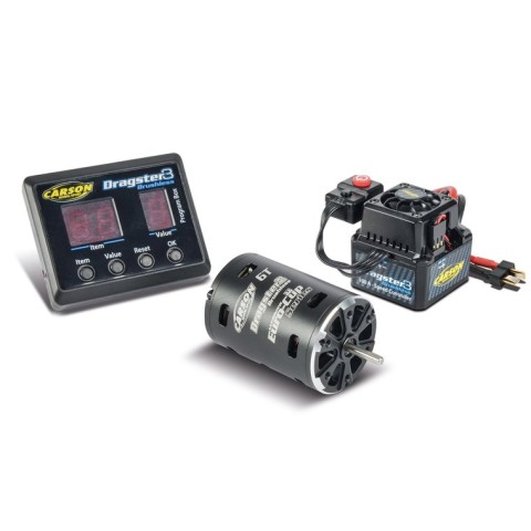 Brushless Motor Dragster 3 & ESC & Programmeerkaart Set  906241