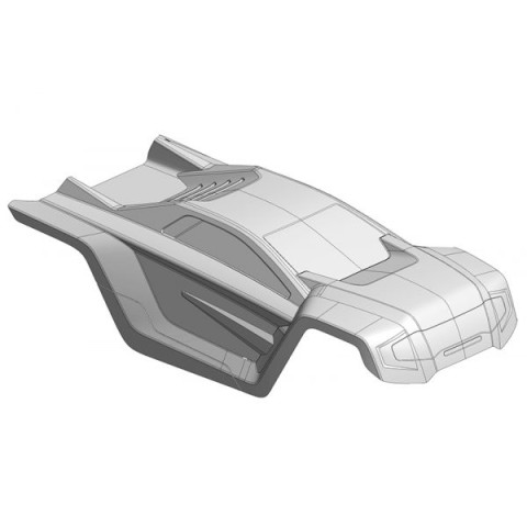 Polycarbonate Body - Shogun Xp - Clear- Cut  -C-00180-385