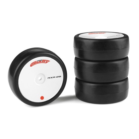 Attack RXC28 1/10 Touring Car Tires - 28 shore - Carpet - 4 pieces -14750-28