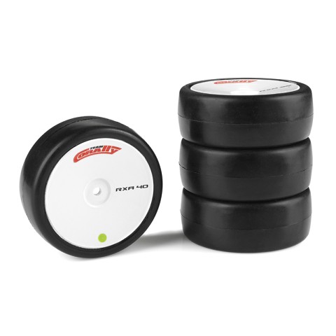 Attack RXA40 1/10 Touring Car Tires - 40 shore - Asphalt - 4 pieces -14751-40