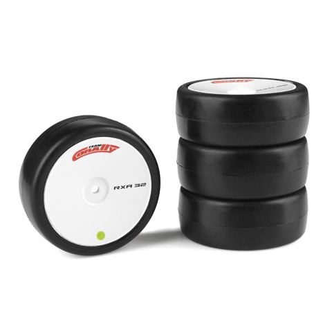 Attack RXA32 1/10 Touring Car Tires - 32 shore - Asphalt - 4 pieces -14751-32