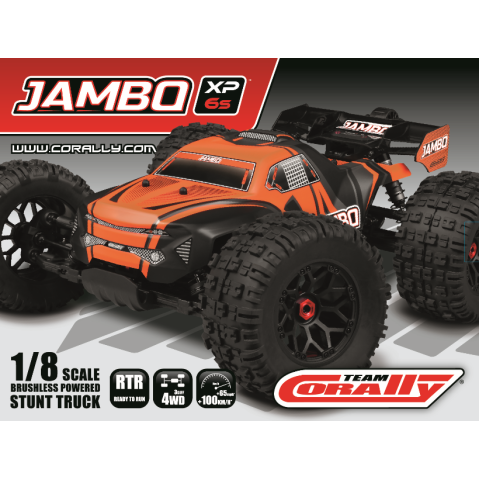 Jambo XP 6S RTR 1/8 Brushless Stunt Truck 4WD RTR