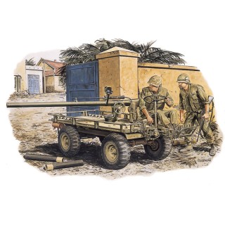 M274 MULE w/106mm R.R. & CREW HUE CITY 1968 -3315