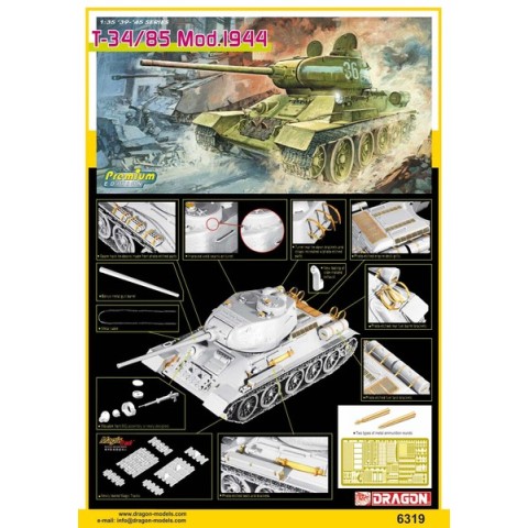 Soviet Medium Tank T34/85 mod. 1944 (Premium Edition) -6319
