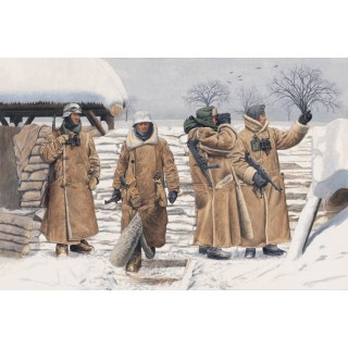 German Infantry in Wachtmantel, Leningrad 1943 -6518