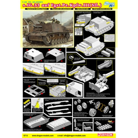 German self-propelled gun SIG 33 auf Fgst. PzKpw III -6713