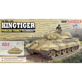 Sd.Kfz.182 Kingtiger  Porsche Turret w/Zimmerit -6848