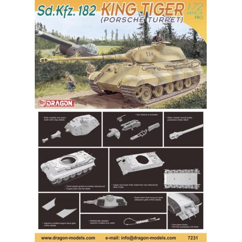 German Sd.Kfz.182 Kingtiger Porsche Turret