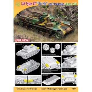 Type 97 "Chi-Ha" Late Production Saipan 1944 -7397