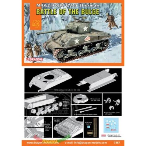 M4A3(76)W VVSS Sherman (Battle Of The Bulge) -7567