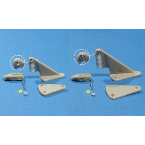 Rudder Hoorntjes 55-40mm 1 Paar -X0807