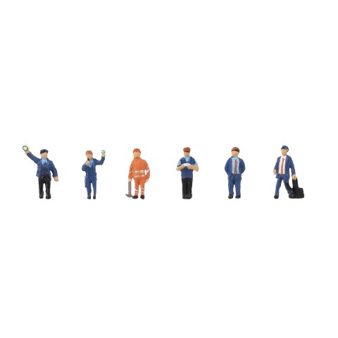 N Figuren Spoorwegpersoneel epoche V -155603