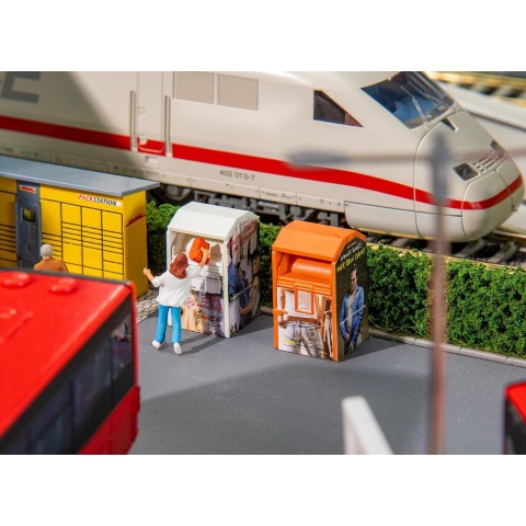 Textielcontainers, 4 stuks H0 -180341