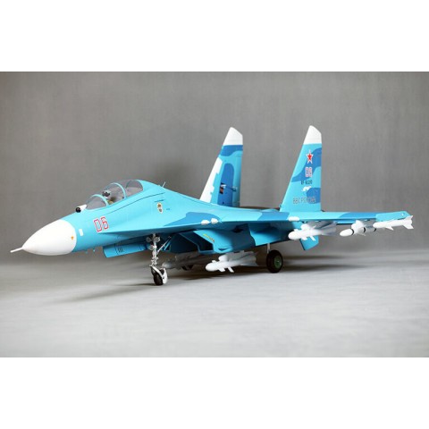 TWIN 70MM EDF SU-27 ARTF BLUE & Gyro-FMS119P