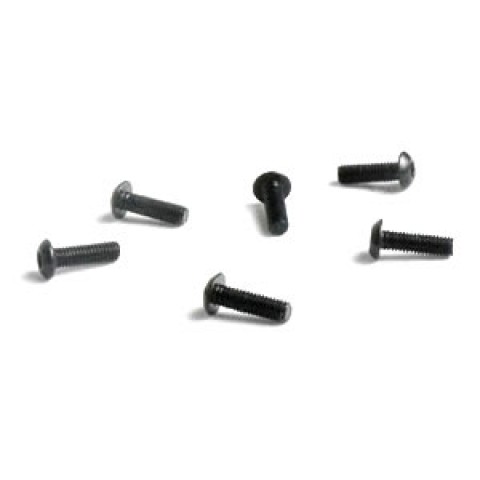 BUTTON HEAD HEX SCREW 6PCS M3 x 10mm -FTX6526