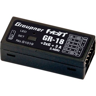 GR 18 & 3x Gyro & 3A HoTT (Drones) -S1019