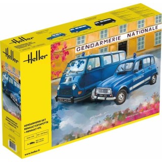 Gendarmerie Set Renault Estafette + Renault 4TL -50325