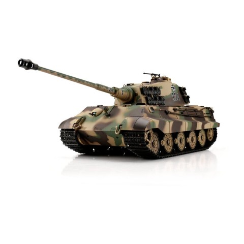 RC Tank Edition Heng Long Torro RC Tank 1/16 Koningstiger Henschel Tank BB + IR + metalen rupsbanden -14306-CA