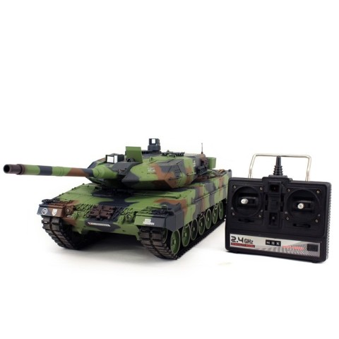 RC Tank Edition Heng Long Pro RC Tank 1/16 Leopard 2A6 Tank BB + IR -13319-CA