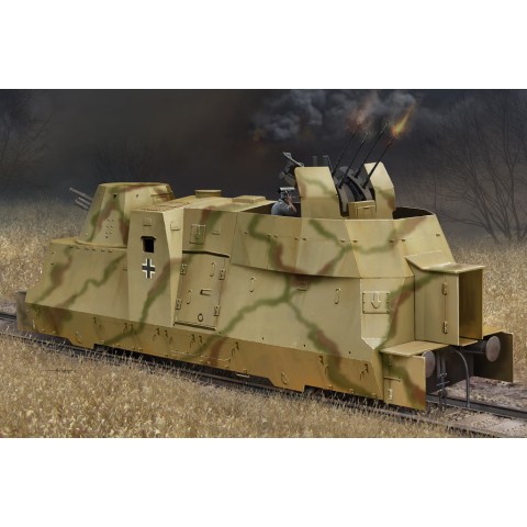 German Kanonen und Flakwagen of BP42 -82925